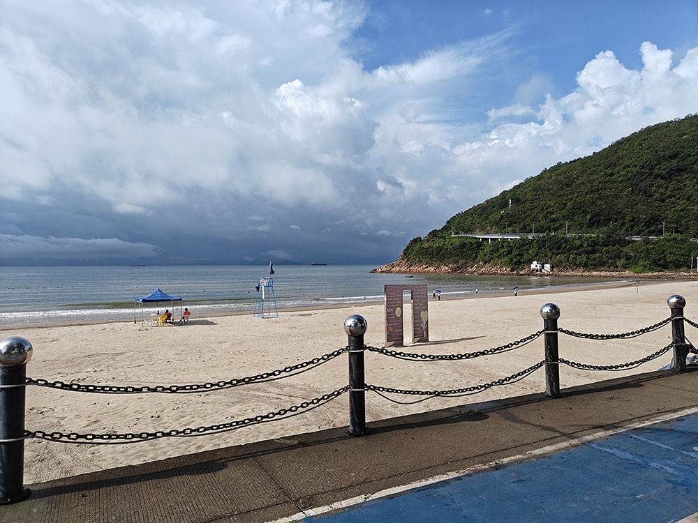 “溪涌之行，6月風雨擋不住激埃特的熱情”/